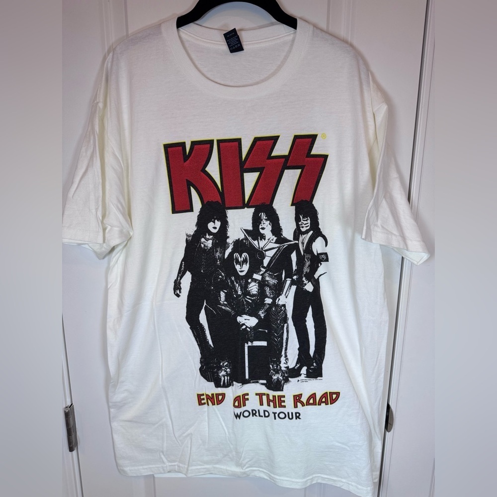 KISS End of the Road 2019 Tour Tee | Band T-Shirt | Rock Graphic | Large